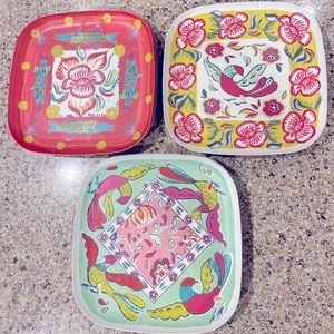 23 Pieces Anthropology Melamine Dinnerware